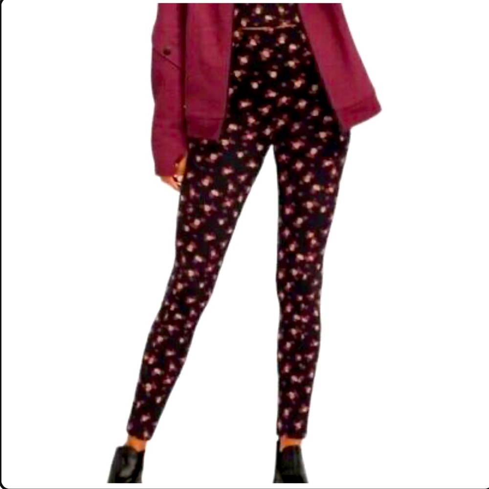 CAbi Printed Lean Legging, Size Small